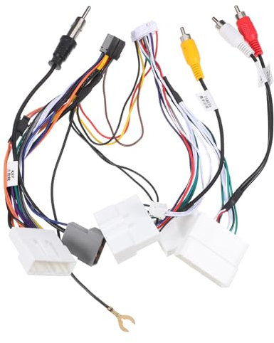 Anneome Cablaggio Per Autoradio Kit Adattatore Cablaggio Automobilistico Impianto Stereo Per Auto