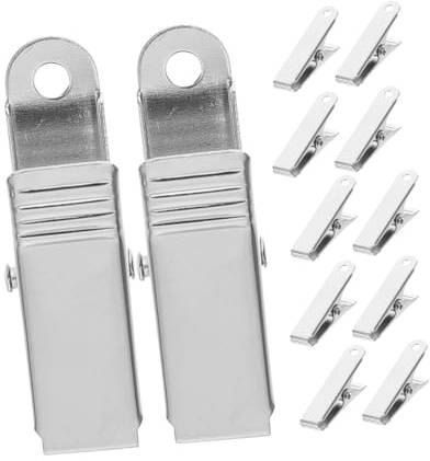 FIXOSHEE 24pezzi Morsetto Molla Per Mini in Filo d Morsetto Per Test Elettrici Di Clip Metalliche Presa Forte Per Uso in Laboratorio e Artigianale