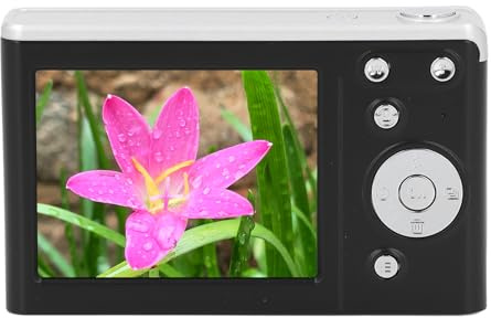 Generic Camera Digitale 4K, Clear Living Pictures Camera Compatta 50 MP HD 16x Zoom da 2,8 Pollici Schermo LCD per la Fotografia (BLACK)