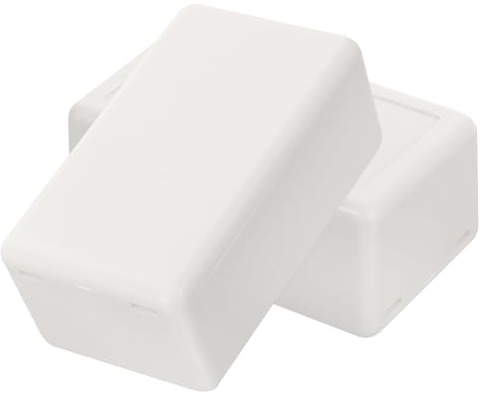 Zerodeko Boîte De Jonction 2 Pièces Boîtier Électronique En Abs Blanc 2.36 X 1.38 X 0.98 in Boîte De Projet Pour Led Et Circuits Montage Diy Installation Et Maintenance Faciles
