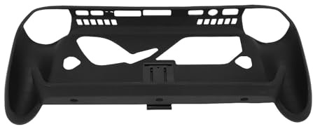 Plyisty Custodia Protettiva in TPU per ROG Ally Ally X 2025 Console di Gioco Portatile Cover Protettiva con Cavalletto Assorbimento degli Urti Antiscivolo e Antigraffio (BLACK)
