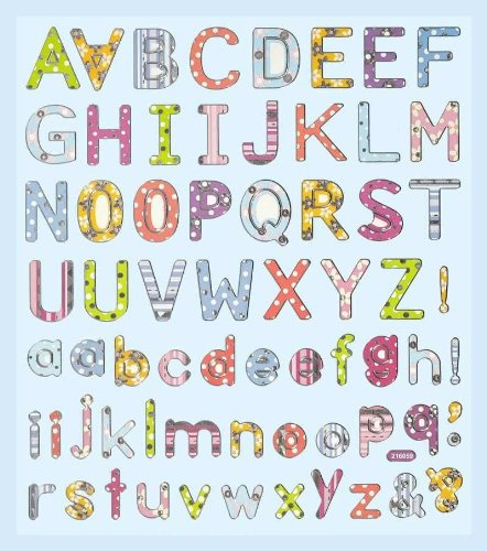 Hobby Design Sticker * Buchstaben ABC * Aufkleber