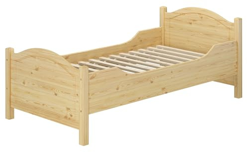 Erst-Holz®Komfortables Seniorenbett Hoch 100 x 200 mit Rost