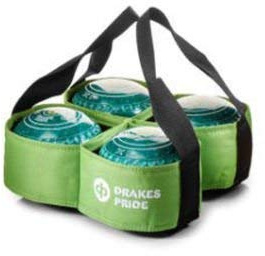 Tragebeutel für Boule-Kugeln - limonenfarben, von Drakes Pride