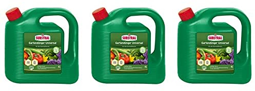SUBSTRAL Gartendünger Universal 12 l - Fördert Wachstum und Blüte von allen Blumen, Sträuchern und Bäumen