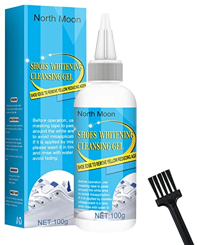 Kit de Nettoyage pour Sneakers Gel nettoyant blanchissant pour chaussures kit de nettoyage pour chaussures avec brosses nettoyage pour chaussures Produits de soins Convient aux Chaussures de Sport