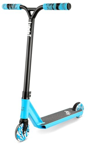 Limit LMT68 Mini Pro Stunt Kick Scooter-Short and Small Freestyle Trick Scooters for Kids Ages 5 Years and Up-Professional Complete BMX Scooter Perfect for Beginners Children Boys and Girls Gifts Blue