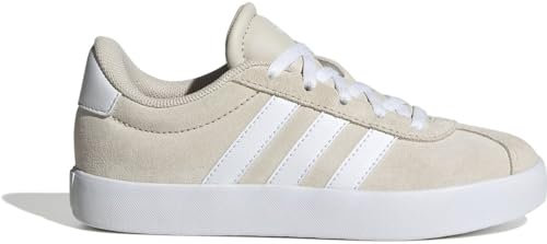adidas Unisex Kinder VL COURT 3.0 SHOES, Aluminium / Cloud White / Aluminium, 38 EU