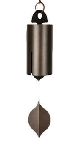 Home - Campana a vento grande con sonaglio a vento per esterni e giardino, decorazione per cortile (piccolo/24 x 3,5 cm)