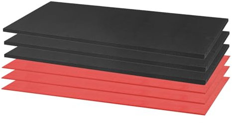 sourcing map Tool Box Foam 36x18 EVA Non-Slip Toolbox Foam Inserts Adjustable Liner for Board Game Box Cases Storage Drawer, 6in1 Set
