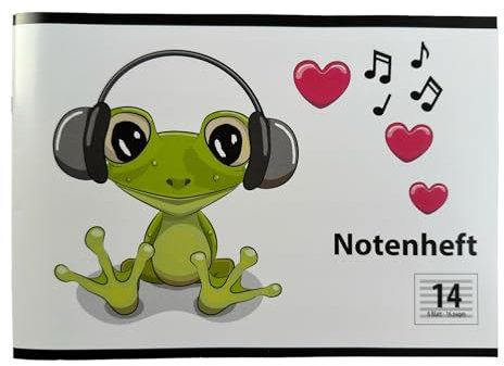 Adina Notenheft (A5 quer) 8 Blatt