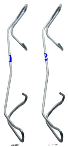 2 Stück Sicherungsring Feder for Radbremszylinder Vorn 11.8116-0071.1 4F0 615 269 Ersatzteil