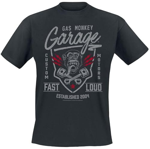 Gas Monkey Garage Fast'n Loud Männer T-Shirt schwarz