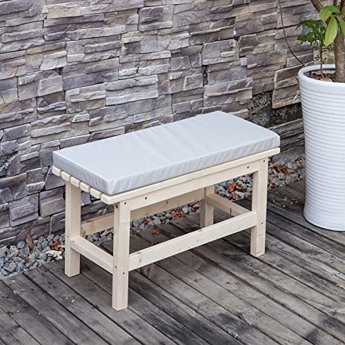 Benutzerdefiniertes Bankkissen, wasserdicht, für drinnen und draußen, Sitzpolster für Garten, Terrasse, Schaukel oder Fenster, rutschfest, personalisierbar