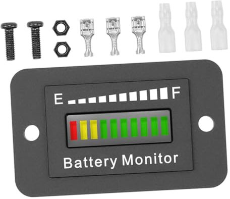 PHENOFICE 1satz Einstellbares Batteriemessgerät Für Elektrofahrzeuge Gabelstapler Und Golfwagen Spannungskontrolle Design Vielseitig Einsetzbar Präzise Anzeige