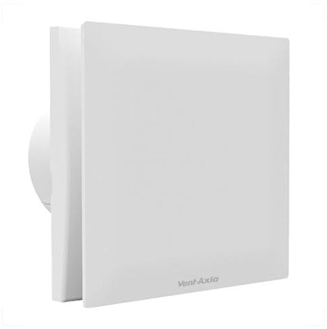 Vent-Axia Ventilador de baño silencioso - Diámetro: 100 mm - 100 BN