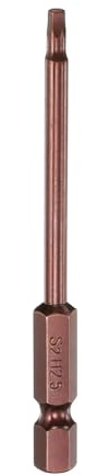 QUARKZMAN Chiave Esagonale a Testa Esagonale Punte Trapano 2.5mm (H2.5) Metrico 1/4 Attacco Esagonale 3 (75mm) Lunghezza Acciaio S2 Punte Avvitatori Magnetici per Cacciavite