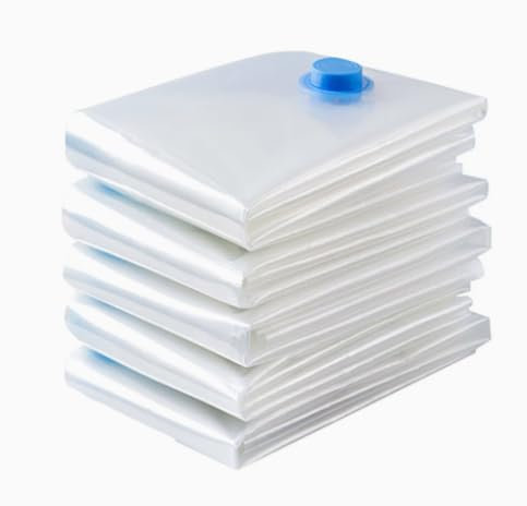 JOPHEK Sac Sous Vide Vetement Aspirateur, Sac Rangement Sous Vide Aspirateur avec Pompe Usb, Sacs de Rangement pour Vêtements, Couettes, Literie, 1XL+2L+2M+2S