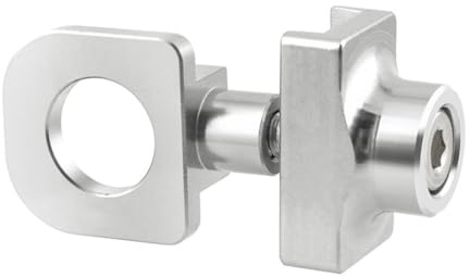 AMSLSIU Ajustador Experiencia de conducción con Tensor de Cadena Ajustable ajustador Cadena aleación Tensor Bicicleta, Plata