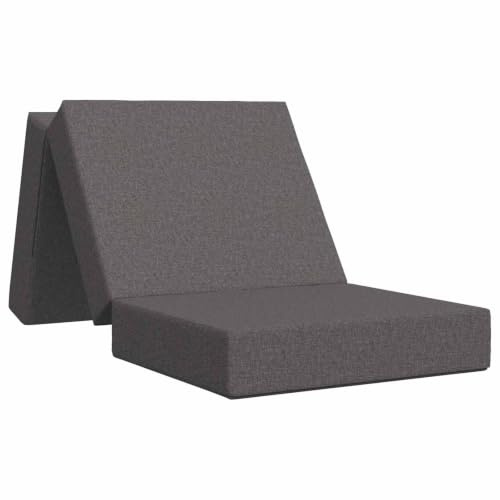 vidaXL Fällbar Soffbed 75 x 67 x 45 cm Ljusgrå, Sovrum, Vardagsrum, Fällbar Soffbädd, Kompakt Soffa, Gästsäng, Mångsidig Möbel till Besökare