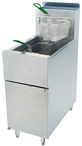 Frymaster Dean SR142G Super Runner Natural Gas Floor Fryer 43 lb