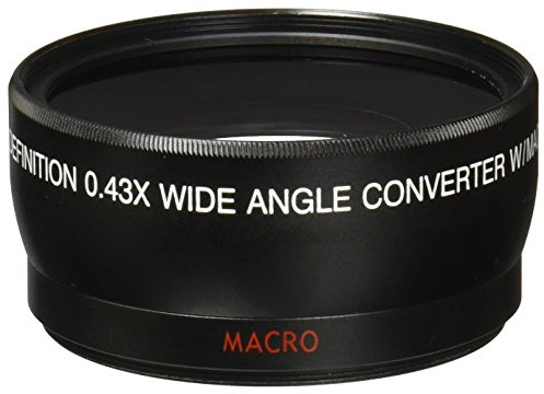 Vivitar Objectif Grand Angle 4358W 0,43 x 58 mm, Noir
