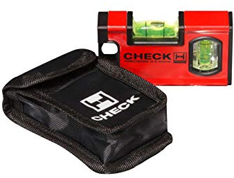 Handler 771 CHECK Mini Wasserwaage, Pocket Size 10 cm, magnetisch mit Tasche