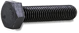 DOJA Industrial | Sechskantschrauben Gewindeschrauben | 5/16 - 40 mm | PACK 10 | Stahl Vollgewinde Maschinenschrauben 8.8 für Befestigungen in Metall oder Holz | Schrauben für Maschinen, Industrie