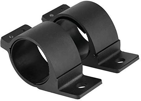 Bullbar Scheinwerferhalterung 1 Paar Aluminiumlegierung Montagehalterung Klemmen passend für die meisten Rohre, Bullbar, Überrollkäfig usw(3inch / 76mm)