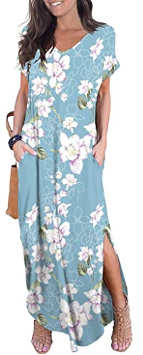 GRECERELLE Women Maxi Long Dress Summer