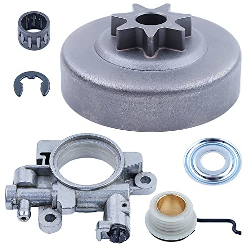 Gubeter 3/8 kit ingranaggio a vite senza fine pompa olio pignone tamburo frizione, per motosega Per Stihl Ms311 Ms391, 1129 640 2000