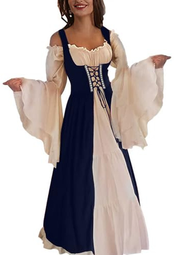 Aibaowedding Renaissance Kleid Damen Mittelalter Kleid Mittelalter Kostüme Damen