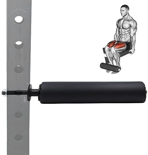 HMWOKPOT Einbeiniger Kniebeugenroller, Squat-Rack-Beinpresse-Aufsatz Beinstrecker- Und Curlmaschine Aus Schaumstoff Mit Hakenbein Umfassende Trainingsausrüstung Für Das Fitnessstudio,26mm
