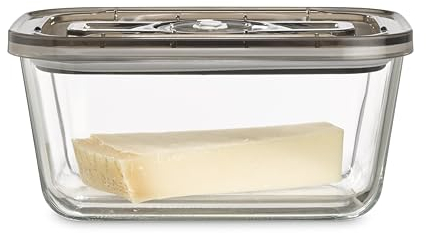 Caso VacuBoxx Eco L - Vacuum Fresh Container / 1 Container with 1500 ml/for Pressure-Sensitive and Liquid Foods/BPA-Free/Heat Resistant, Dishwasher Safe, Freezer Safe