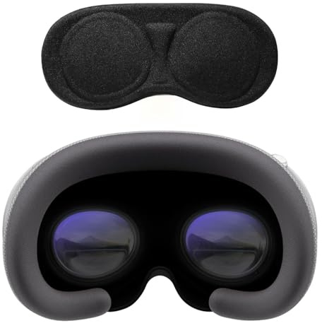 SARLAR 2 Pack Lens Protector Cover Accessories Compatible with Apple Vision Pro, Oculus Meta Quest 3/Quest 2/Quest, Rift S and Vive Index, Protects VR Lenses from Sunlight, Scratches and Dust