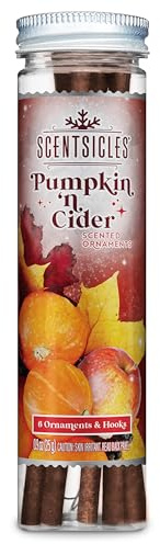 Scentsicles Weihnachtsduftstäbchen, Kürbis und Apfelwein, 6 Stück