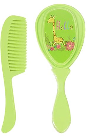 Babybürste und Kammset, Babykamm und Pinselset | Cradle Mütze Baby Haarbürste Pflege Haarbürste - Duschkinderprodukte Massage Kopfhautpflege für Bath &