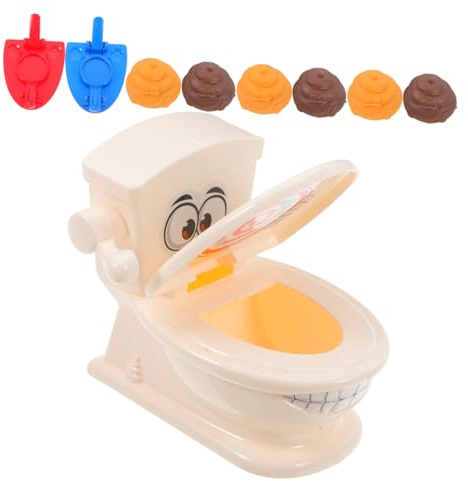 Abaodam Giocattolo per Scherzi da Toilette Set Oggetti per Sparare Interattivo e Educativo per Ragazzo per Feste e Riunioni