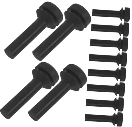 HOMSFOU 12pcs Gas Stove Rubber Feet Replacement Rubber Grate Feet for Gas Burner Protects Floors Easy to Clean for Home and Commercial Kitchens