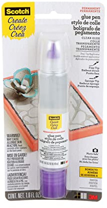 Scotch Scrapbookers Glue, 1.6 oz, Two-Way Applicator – Dual Tip, Photo-Safe, Acid-Free, Non-Toxic Adhesive for Crafts and Scrapbooking