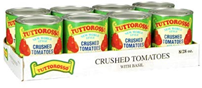 Tuttorosso Crushed Tomatoes w/ Basil - 8/28 Oz.