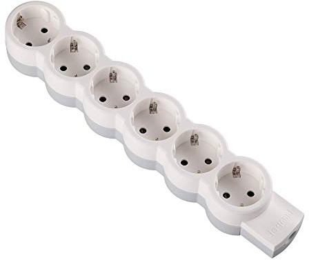 Legrand 695019 Multiprise 6 Prises sans câble Blanc