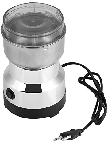 Macinacaffè elettrico con lame in acciaio inox, 200 W, macinino per semi di lino, noci, pepe, spezie, semi di caffè