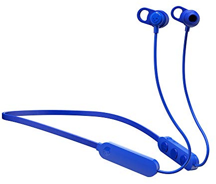 Skullcandy Jib+ In-Ear Wireless Earbuds, 6 Hr Battery, Microphone, Works with iPhone Android and Bluetooth Devices, Blue