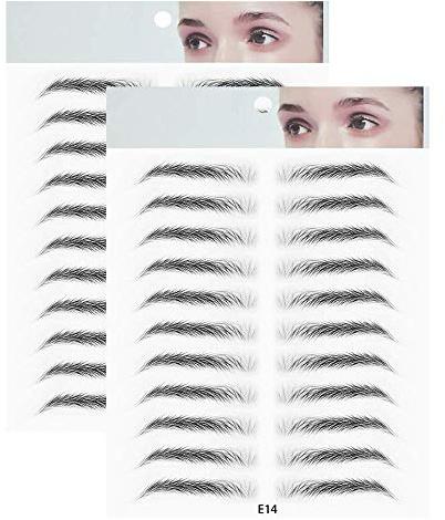 4D tipo capelli Sopracciglia autentiche Grooming Shaping Brow Shaper Makeup, Stick da indossare istantaneamente per creare sopracciglia completamente naturali con la forma della fronte desiderabile