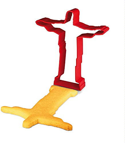 phil goods Rio de Janeiro Christusstatue Souvenir & Ausstechform in rot