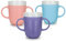 Boscul Two Handled Mug, Ideal for Weak Grip, Arthritis Disability Drinking and Aid Easy Drinking for Elderly, Double Handed 3 Colours 310ml (Purple)