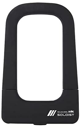 Candado Bicicleta U Antirrobo - Alta Seguridad con 3 Llaves Grillete Aleación 14 mm Ultraligero para Bici, Moto y Patinete Eléctrico (Negro)