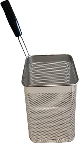 FBR0281 - CESTINO MADE IN ITALY CUOCIPASTA PROFESSIONALE 1/6 DESTRO 143X163X215H MM IN ACCIAIO INOSSIDABILE AISI 304 CESTELLO CUOCI PASTA INOX GN 1/6