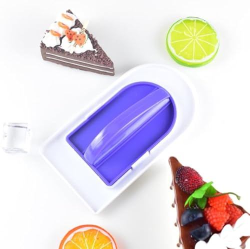 Fondant Icing Smoother Polisher for Cake Decoration Sugarcraft Scraper Paddle Tool (Purple 2 PCS)